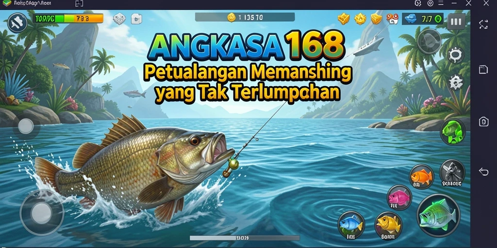 Tangkapan terbaik dalam <strong>ANGKASA168</strong> saat memainkan fitur pemancingan.