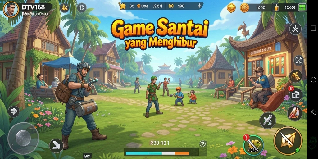 Gameplay BTV168 yang menarik dan penuh warna.