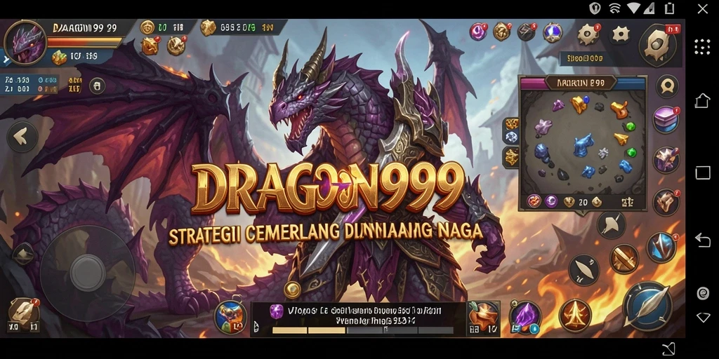 Screenshot gameplay DRAGON99 menampilkan aksi strategi yang mendebarkan.