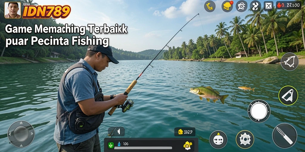 Gameplay menyerupai suasana memancing yang realistis dan mengasyikkan.