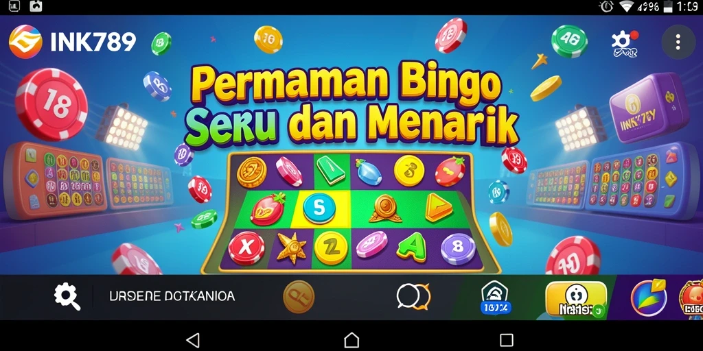 Tampilan gameplay Bingo yang seru dan interaktif di INK789.