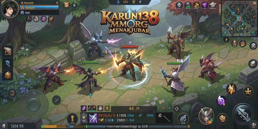 Tampilan menakjubkan dari gameplay KARUN138 di dunia MMORPG.
