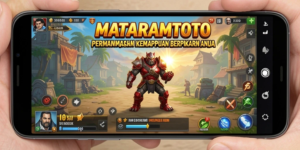 Tangkapan layar gameplay MATARAMTOTO yang menunjukkan aksi strategi yang mendebarkan.