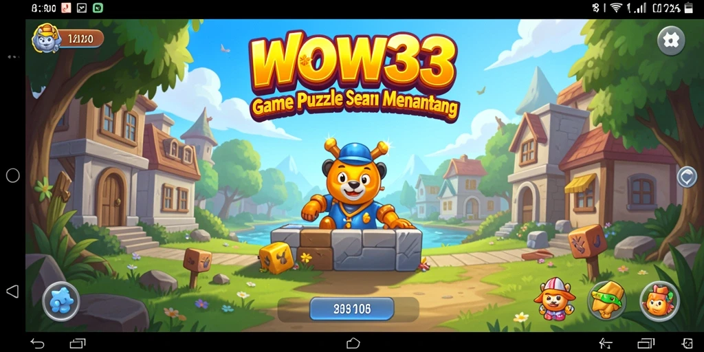 Tangkapan layar WOW33 menampilkan gameplay menarik dengan teka-teki seru.